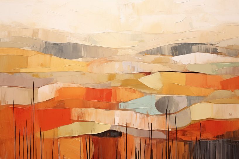 Abstrakte Landschaft von Bert Nijholt