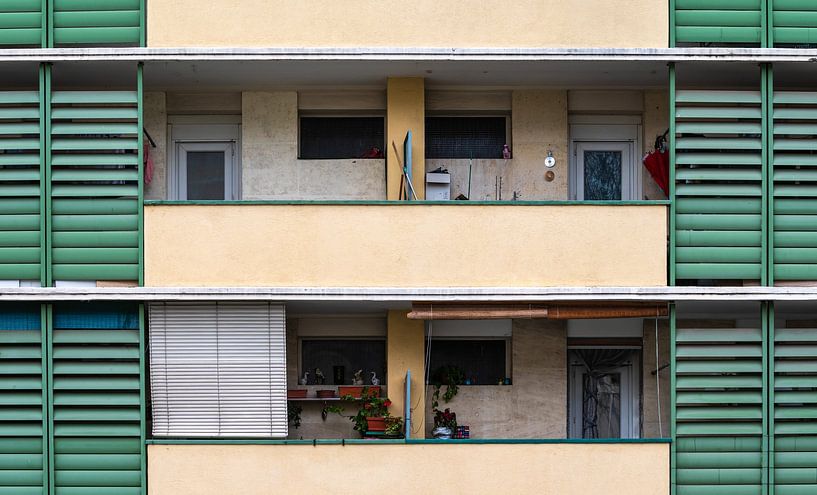 Quadratische Terrasse der Wohnung von Werner Lerooy