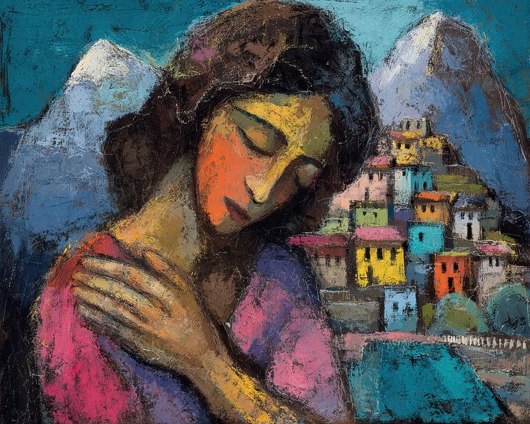 Machu Picchu painting by Abstract Painting