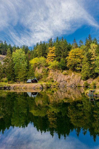 Herbstliche Idylle am Rennsteig von Oliver Hlavaty