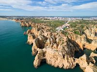 Lighthouse at the Ponta da Piedade in Lagos (Portugal)