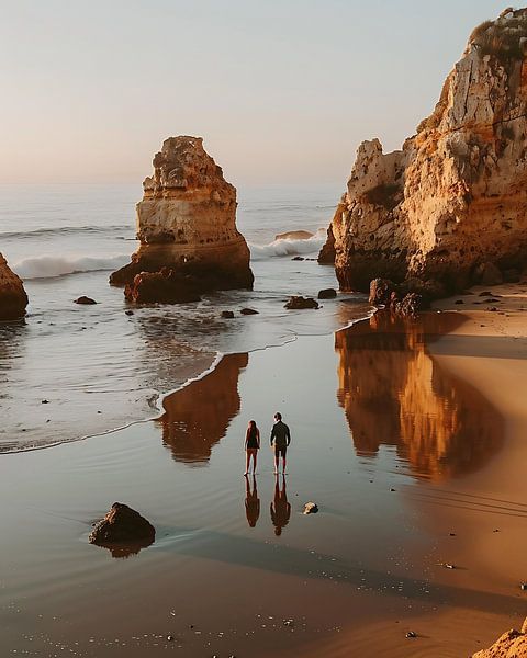 Küstenstimmung an der Algarve von fernlichtsicht