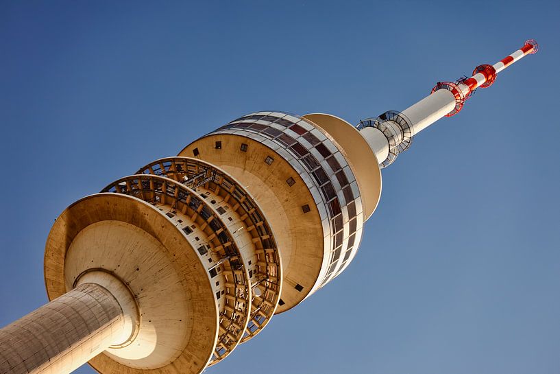 Television tower in the Olympic Park in Munich. by Dieter Ludorf