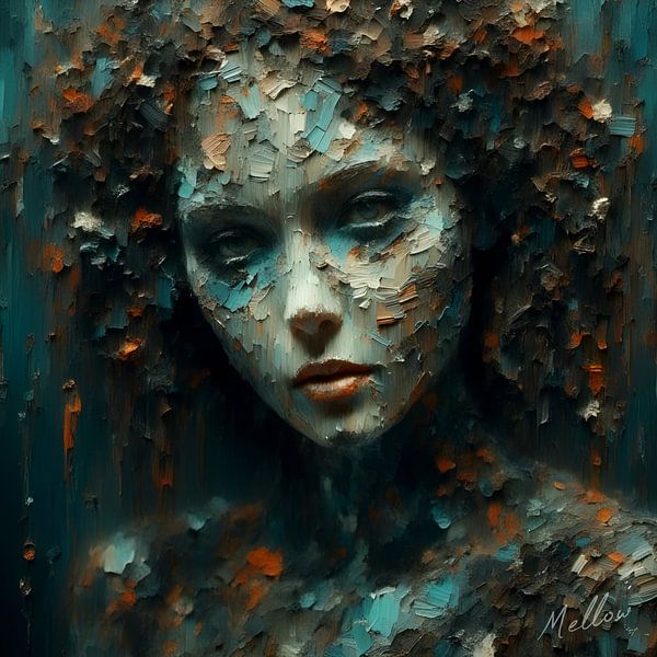Girl underwater by Mellow Art