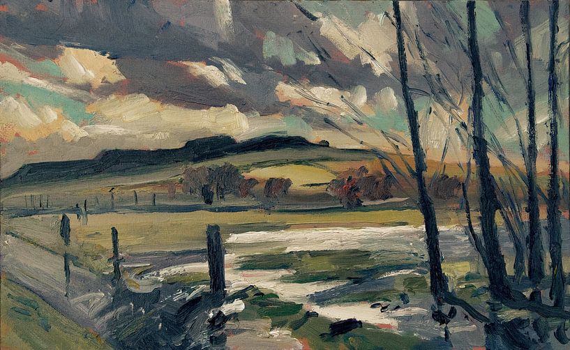 Flaques d'eau de pluie par Nop Briex