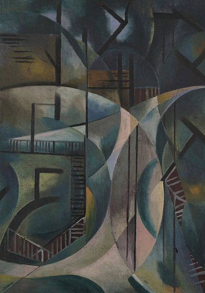 Fritz Stuckenberg - Paysage dans un parc (1920) par Peter Balan