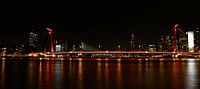 Willemsbrug Rotterdam at night