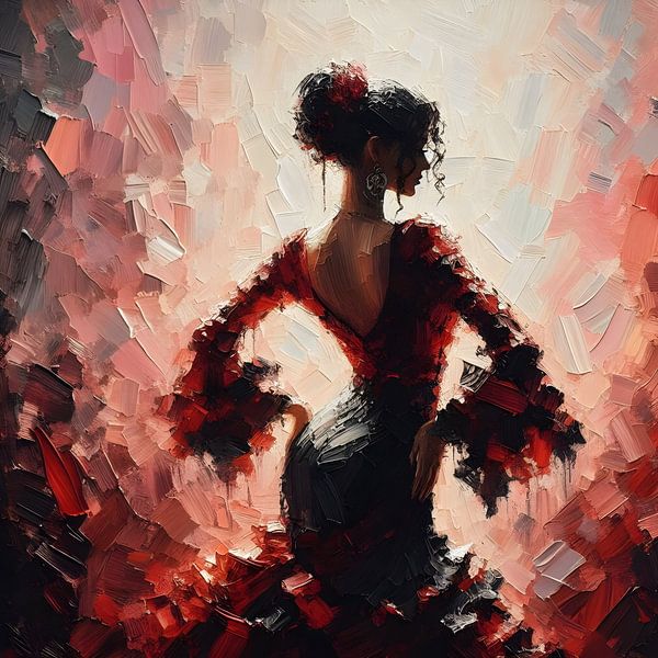Tänzerin Flamenco von FoXo Art