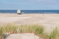 Drenkelingenhuisje op het Noordzeestrand van Terschelling