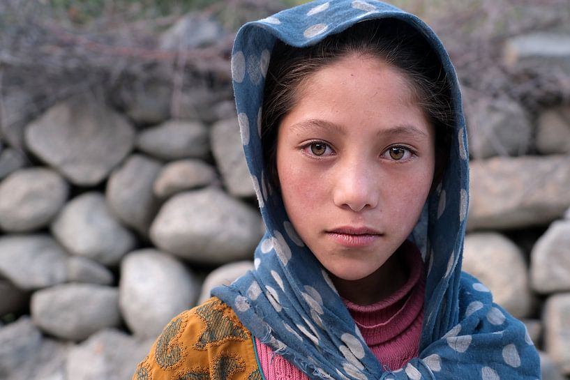 Mädchen aus Turtuk, Ladakh, Indien von Affect Fotografie