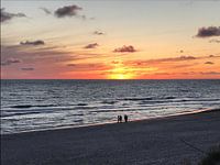 Sonnenuntergang Søndervig, Dänemark