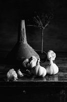 Nature morte ail Noir et blanc