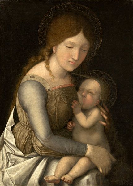 Madonna and Child, Circle of Andrea Mantegna (Possibly Correggio) by Liszt Collection