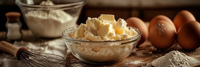 Baking ingredients Preparation by Poster Art Shop