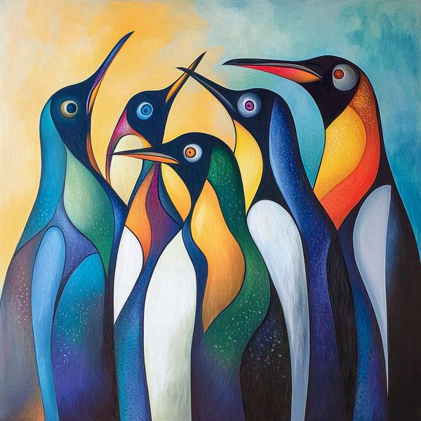 Penguin Assembly by Jutta Maria Pusl