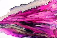 Lignes en paires rose et or