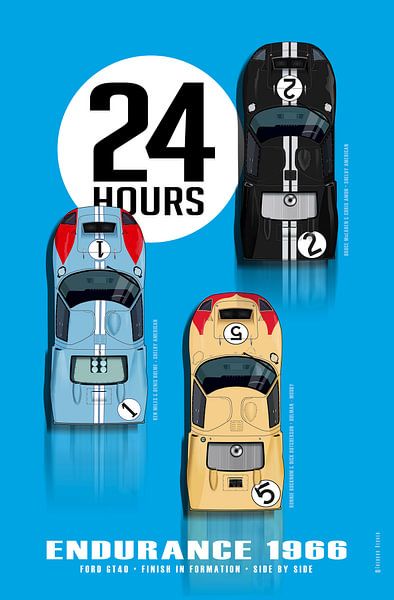 The 24 Hours of Ford GT40, 1966 von Theodor Decker