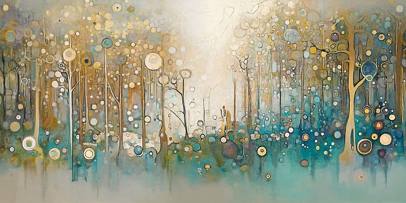 Enchanted Forest in Gold by Studio BB