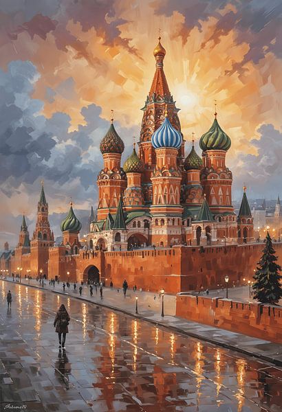 Place Rouge, Moscou par Fukuro Creative