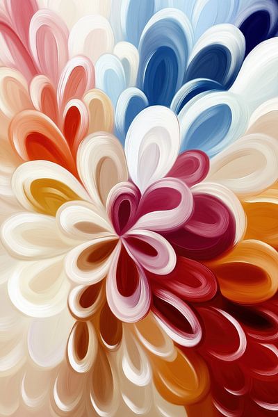Modern abstract flower by Bert Nijholt
