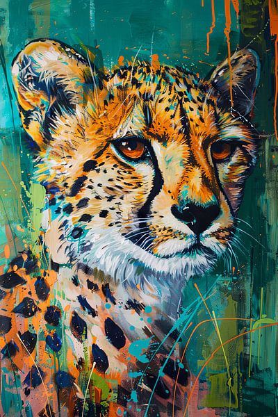 Guépard par Poster Art Shop