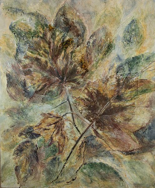 Feuilles en pigments purs par Dorie Canters Atelier Verbeelding