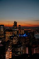 New Yorker Skyline bei Sonnenuntergang