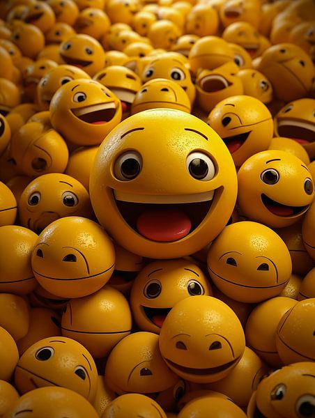 Keep Smiling | Das Smilie Poster fürs Büro von Frank Daske | Foto & Design