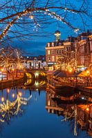 Leiden - Ambiance magique de Noël le long du Nieuwe Rijn (0182)