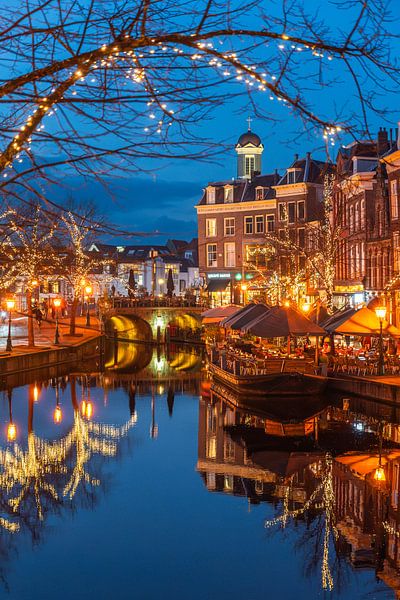 Leiden - Magische Weihnachtsstimmung entlang des Nieuwe Rijn (0182) von Reezyard