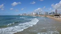 Vue de Tel Aviv depuis Jaffa (panorama)
