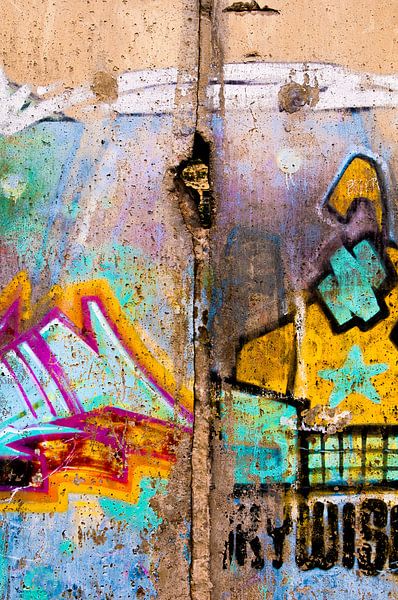 Graffiti Berliner Mauer von Anita Hermans