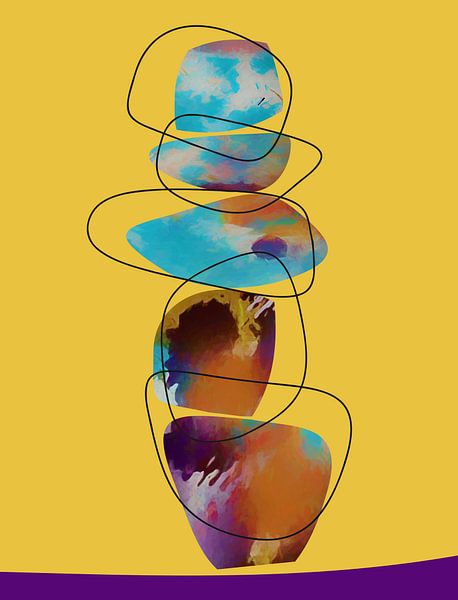 Abstract composition 876 by Angel Estevez