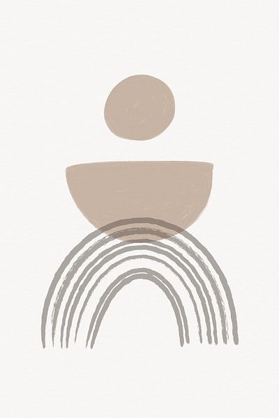 Trio - abstrakte Kunst von Studio Malabar