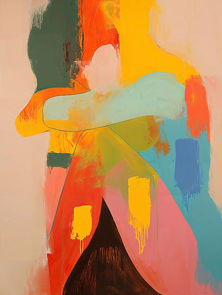 Abstrakt von Abstraktes Gemälde