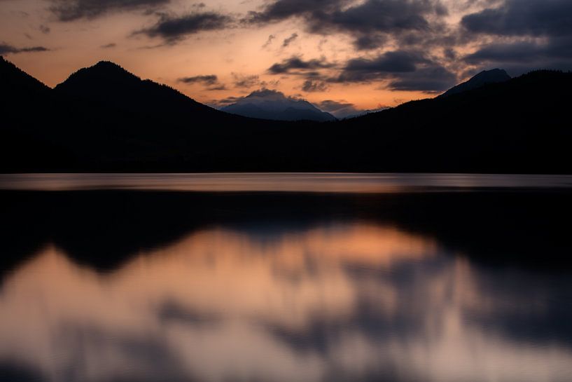 Abendstimmung am Heiterwanger See by Andreas Müller