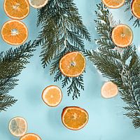 Valencia vibes - Orangen // Babyblau