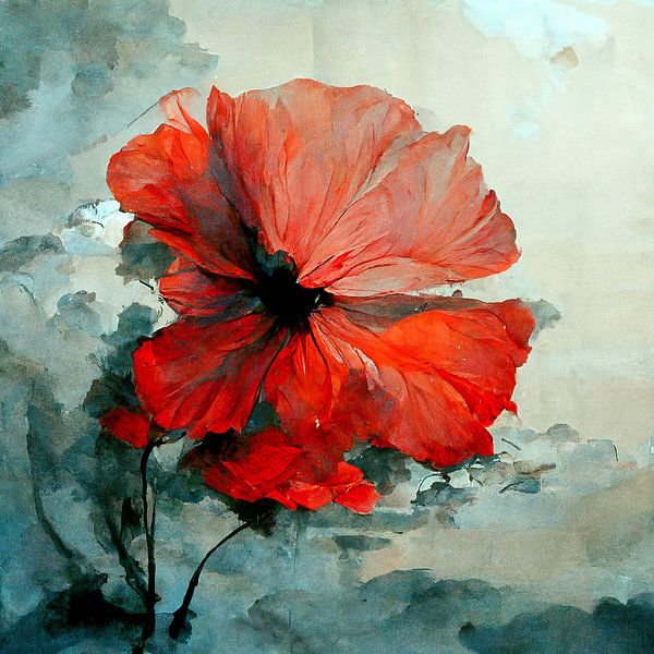Coquelicot rouge par Bert Nijholt