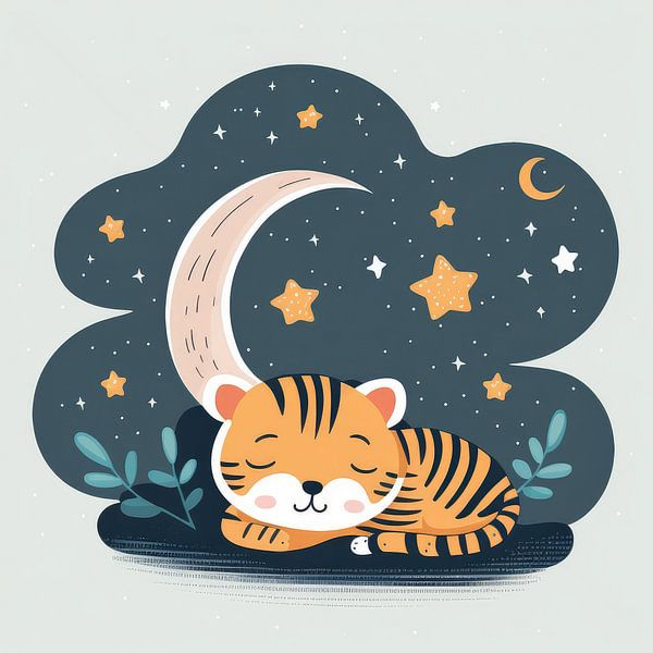 Sleeping tiger by Bert Nijholt