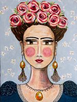 Cheerful portrait of Frida