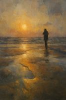 Nachdenken am Strand