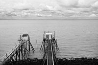 Vissershuisjes in Frankrijk