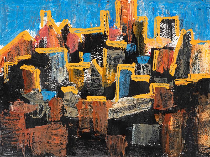 Lueur de la ville par ART Eva Maria