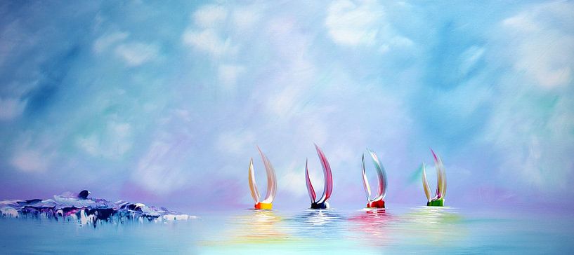 Rêve bleu par Gena Theheartofart