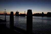 Shipping puttershoek in the evening
