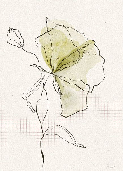 ROSES ARE GREEN van AnkieArt