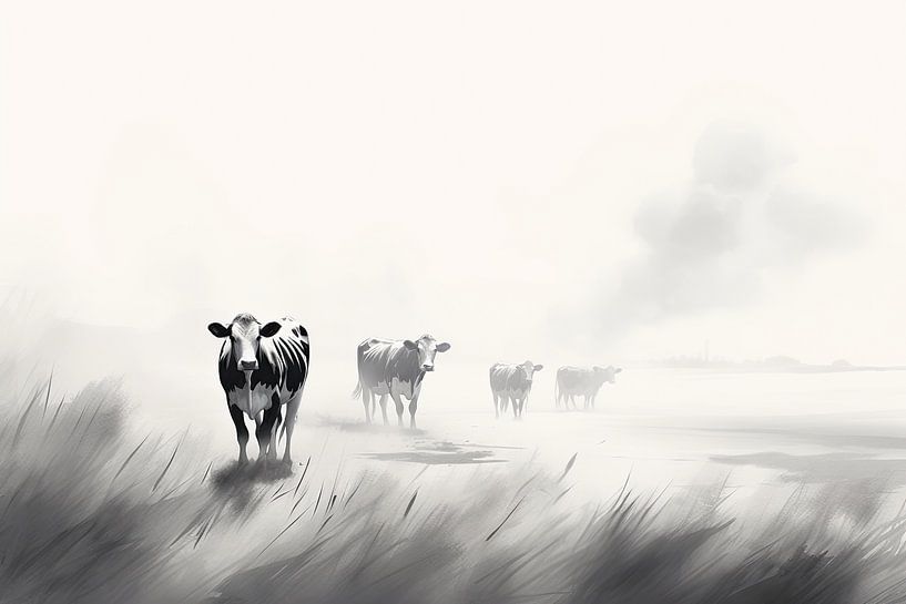 Malerei Kuh von ARTEO Gemälde