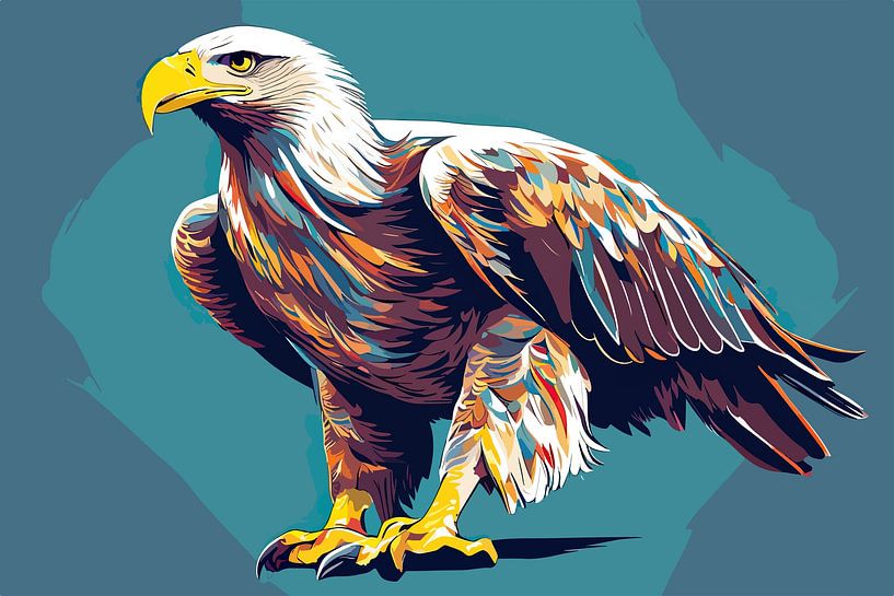 Seeadler im Pop-Art-Stil 6 von SOTA ArtSign