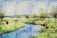 The Watermolenbeek between Roosendaal and Nispen (Brabant) (art)