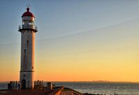 Zonsondergang op de pier